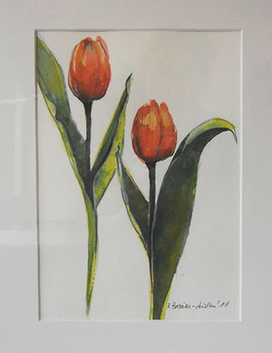 zwei Tulpen