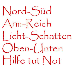 Skulptur: nord-süd